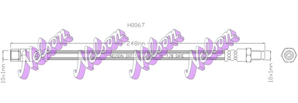 Flexible de frein BROVEX-NELSON H0067