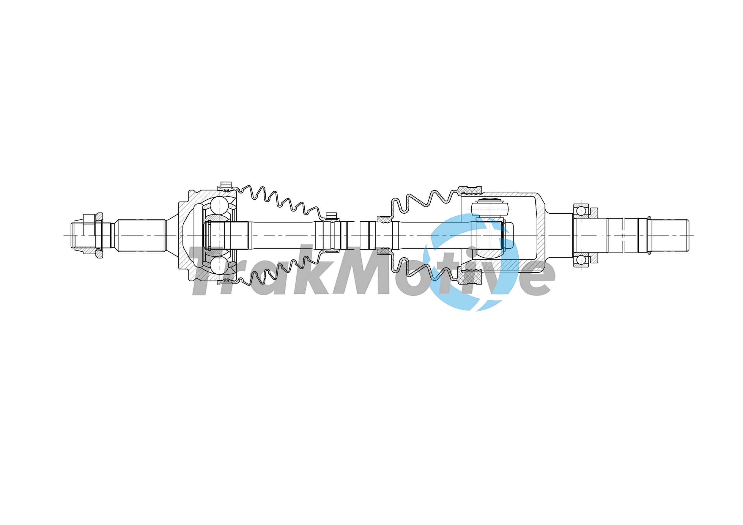 Arbre de transmission TrakMotive 30-2034