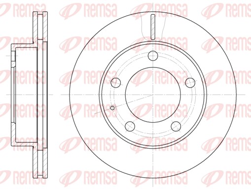 Disque de frein REMSA 6203.10