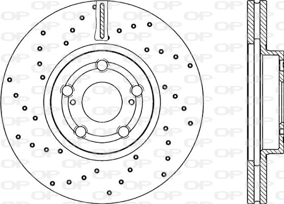 Disque de frein OPEN PARTS BDRS2266.25