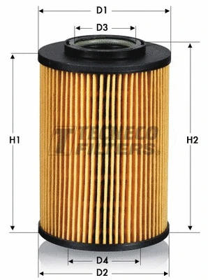 Filtre à huile TECNECO FILTERS OL010473E