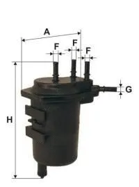 Filtre à carburant UNIFLUX FILTERS XN638
