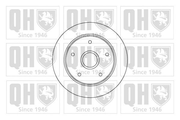Disque de frein QUINTON HAZELL BDC4590