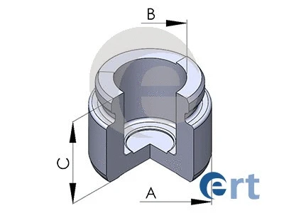 Piston, étrier de frein ERT 150590-C