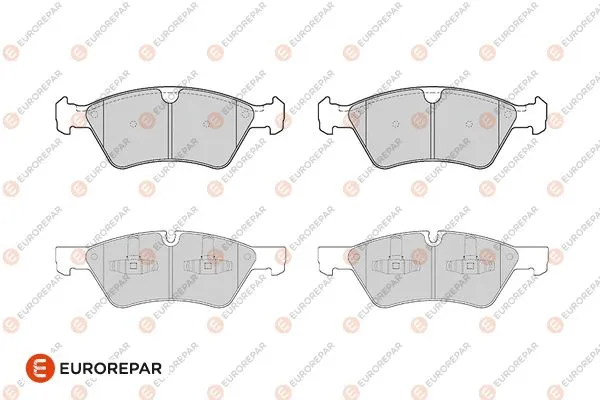 Kit de plaquettes de frein, frein à disque EUROREPAR 1686273180