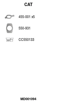 Catalyseur FA1 MD001094