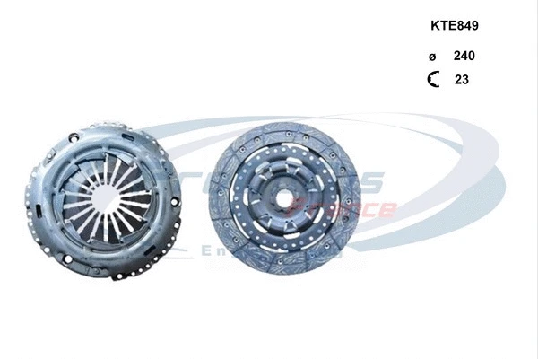 Kit d'embrayage PROCODIS FRANCE KTE849