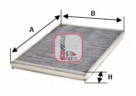 Filtre, air de l'habitacle SOFIMA S 4116 CA