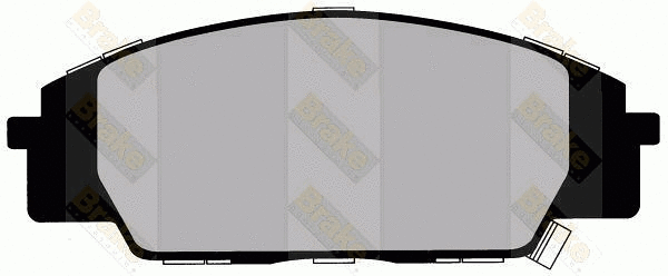 Kit de plaquettes de frein, frein à disque Brake ENGINEERING PA1321