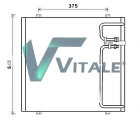 Condenseur, climatisation VITALE FT916551