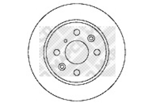 Disque de frein MAPCO 15570