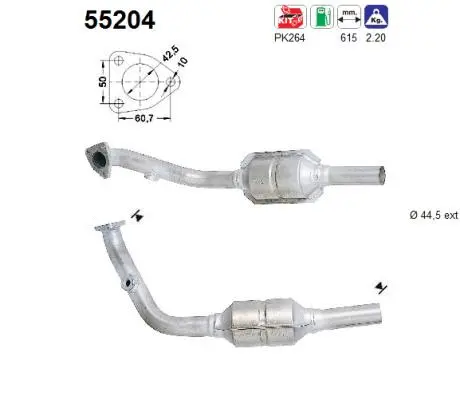 Catalyseur AS 55204