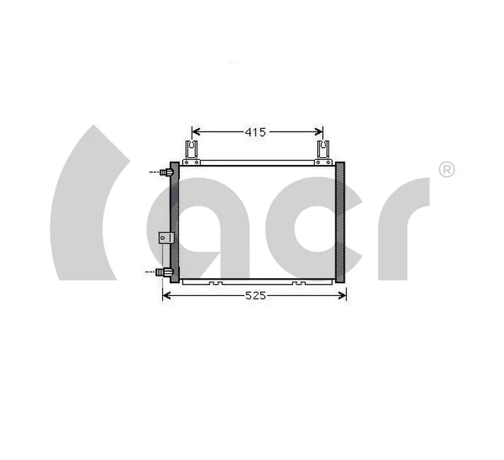 Condenseur, climatisation ACR 300638