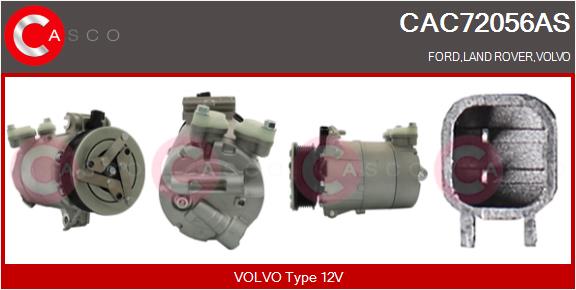 Compresseur, climatisation CASCO CAC72056AS