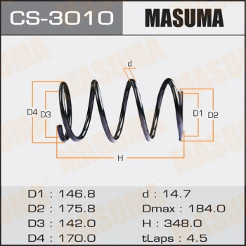 Ressort de suspension MASUMA CS-3010