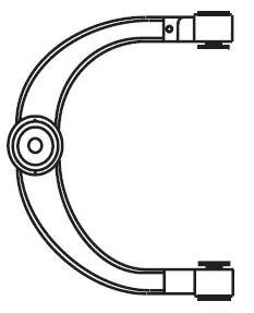 Bras de liaison, suspension de roue FRAP F4584