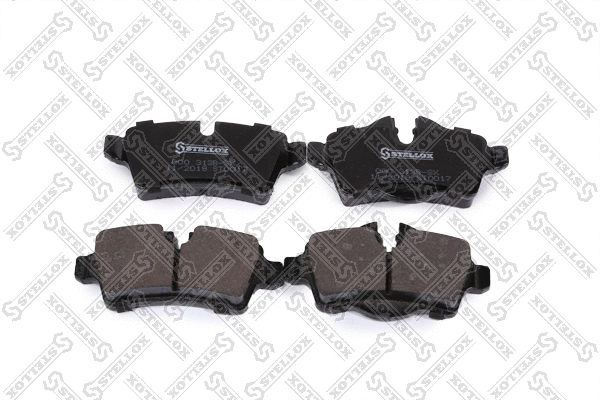 Kit de plaquettes de frein, frein à disque STELLOX 000 313B-SX
