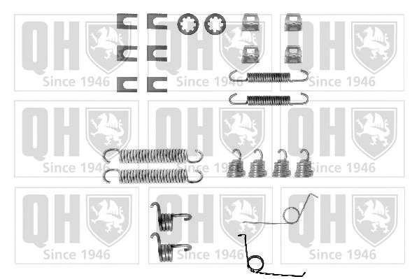 Kit d'accessoires, mâchoire de frein QUINTON HAZELL BFK366