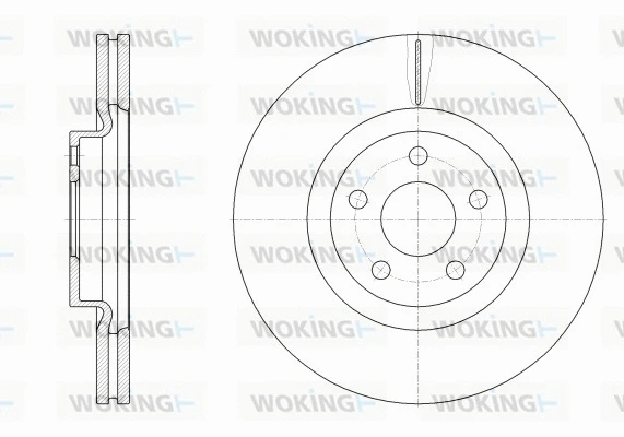 Disque de frein WOKING D62548.10