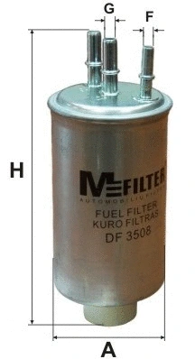 Filtre à carburant MFILTER DF 3508