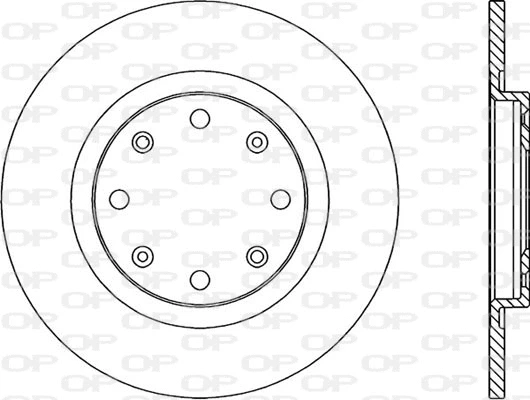 Disque de frein OPEN PARTS BDA1426.10