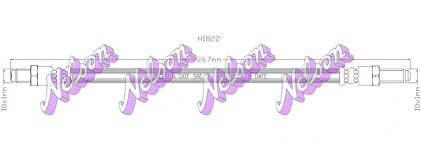 Flexible de frein KAWE H1822