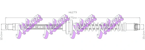 Flexible de frein KAWE H6279