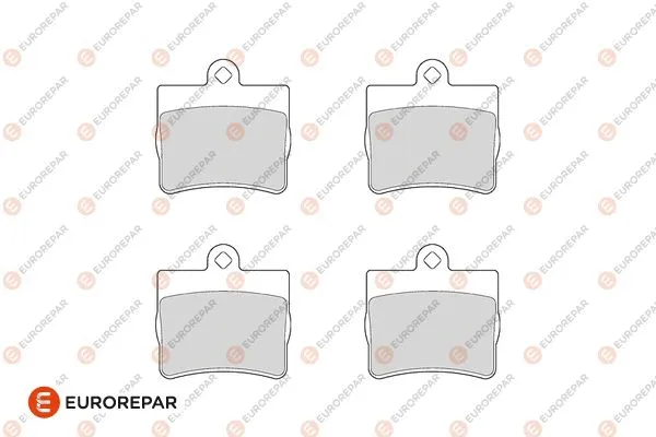 Kit de plaquettes de frein, frein à disque EUROREPAR 1686270780