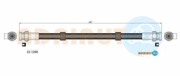 Flexible de frein ADRIAUTO 22.1288