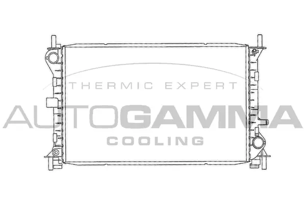 Radiateur, refroidissement du moteur AUTOGAMMA 102073