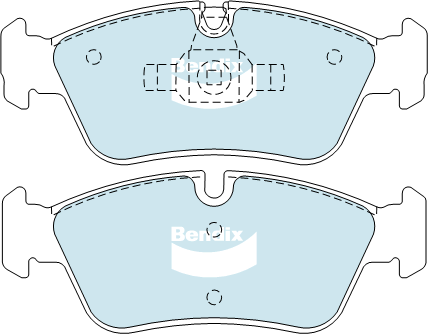 Kit de plaquettes de frein, frein à disque BENDIX-SEA DB1833 MKT