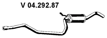 Silencieux avant EBERSPÄCHER 04.292.87