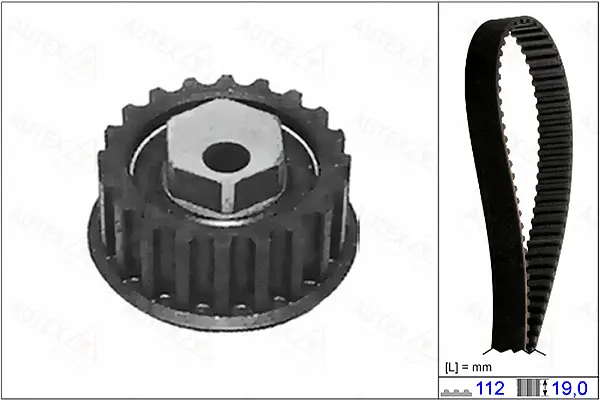 Kit de courroie crantée AUTEX 702365