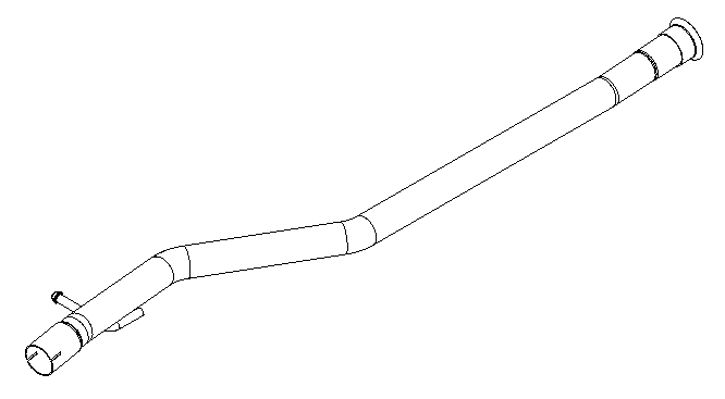 Tuyau d'échappement Vellerand 12301