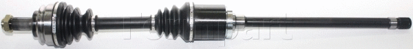 Arbre de transmission FORMPART 12380002/S