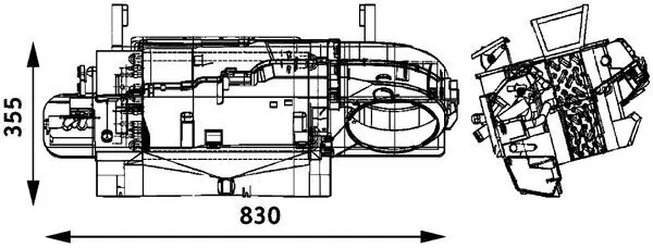 Système de chauffage MAHLE AH 172 000P