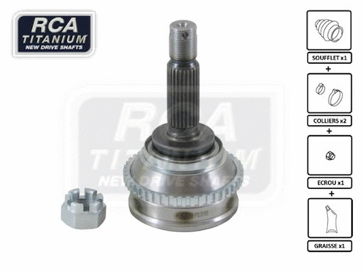Jeu de joints, arbre de transmission RCA FRANCE HY02