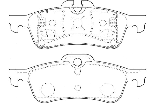 Kit de plaquettes de frein, frein à disque Omnicraft 2135648