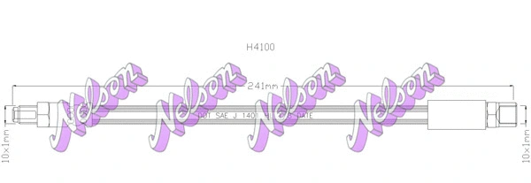 Flexible de frein KAWE H4100