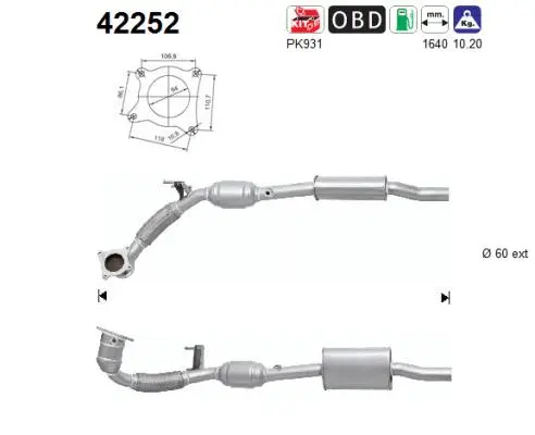 Catalyseur AS 42252