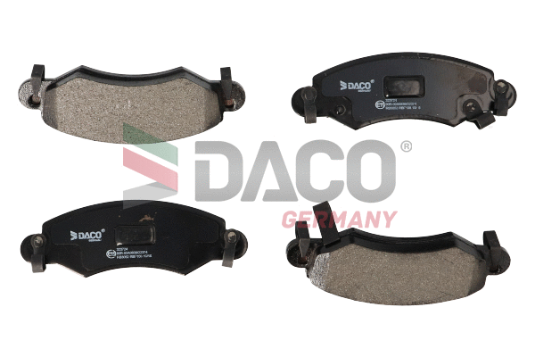 Kit de plaquettes de frein, frein à disque DACO Germany 323724
