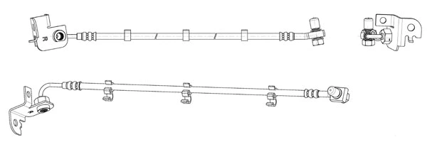 Flexible de frein CEF 518303