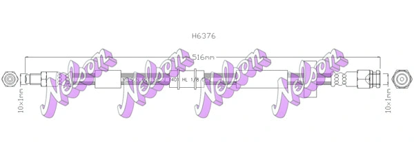 Flexible de frein KAWE H6376