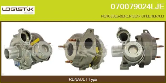 Turbocompresseur, suralimentation LGK 070079024LJE