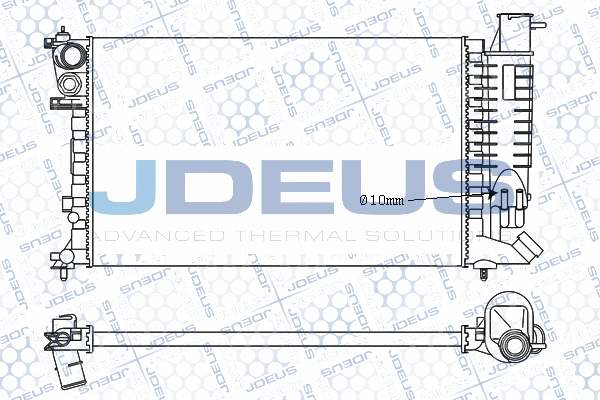 Radiateur, refroidissement du moteur JDEUS M-021056A