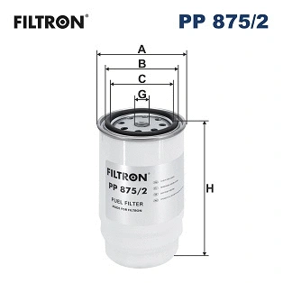 Filtre à carburant FILTRON PP 875/2