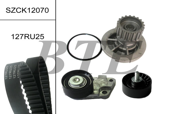 Pompe à eau + kit de courroie crantée BTE SZCK12070