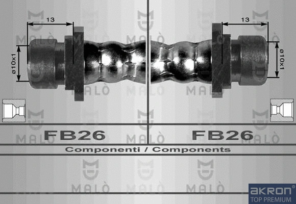 Flexible de frein AKRON-MALÒ 8477