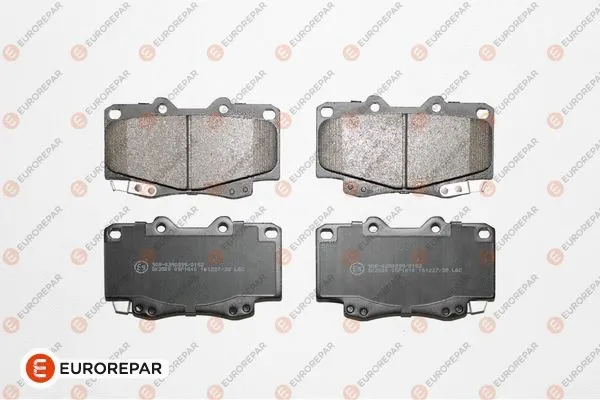 Kit de plaquettes de frein, frein à disque EUROREPAR 1639376280