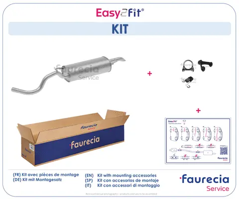 Silencieux arrière Faurecia FS63122